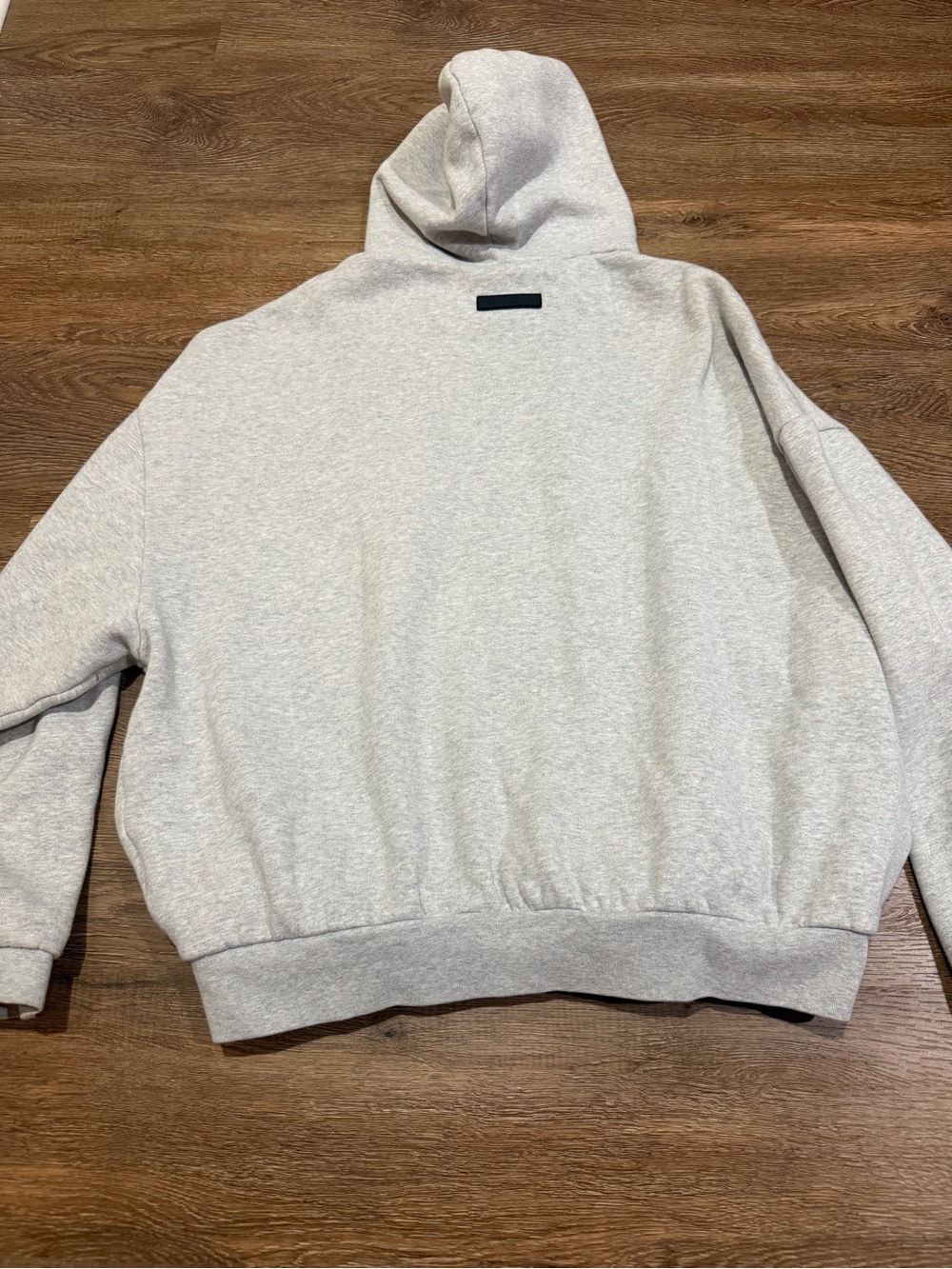 Fear of God Essentials Light Heather Grey Oversized Hoodie Medium Unisex - Picture 12 of 12